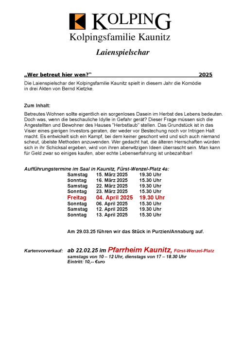 Theaterstück 2025